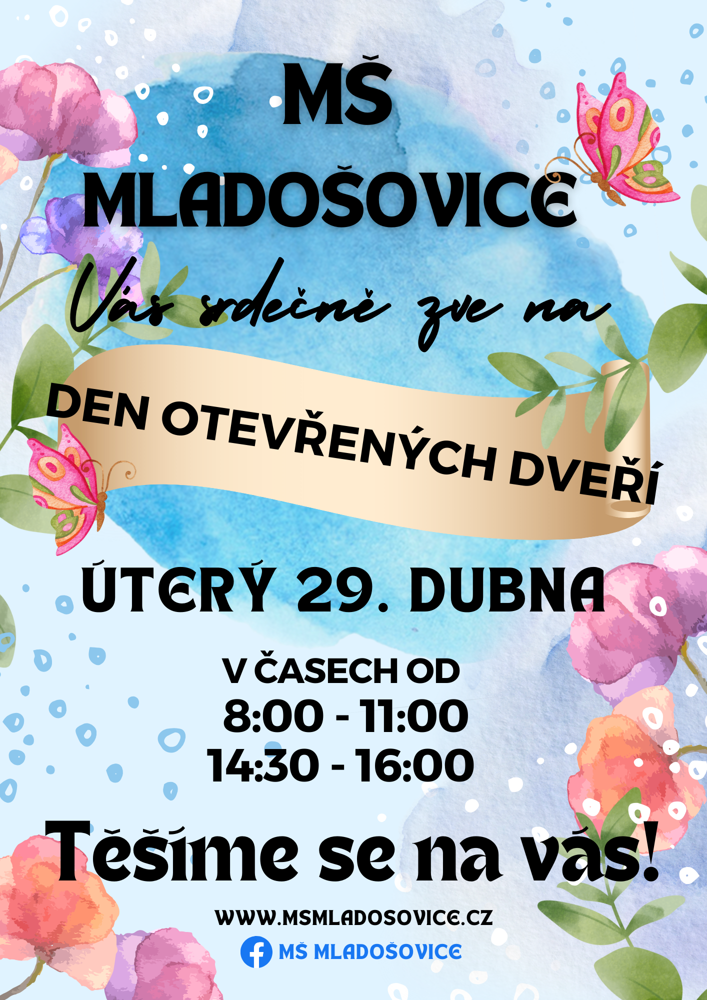 DEN OTEVŘENÝCH DVĚŘÍ V NAŠÍ ŠKOLCE 
